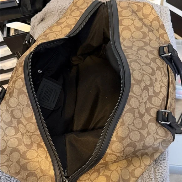 Coach Brown Signature Duffel Bag - Picture 4 of 4